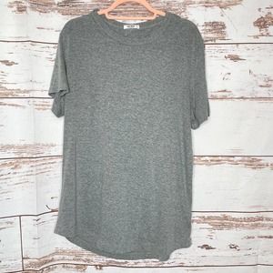 Buck Mason Large Mens Gray Heather Short Sleeve Round Neck Pullover T Shirt